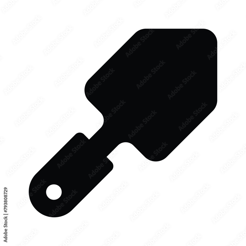 Trowel vector design isolated on white background Trowel vector design isolated on white background