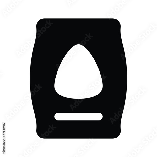 Creatively designed icon of cement bag in editable style, labor day vector design