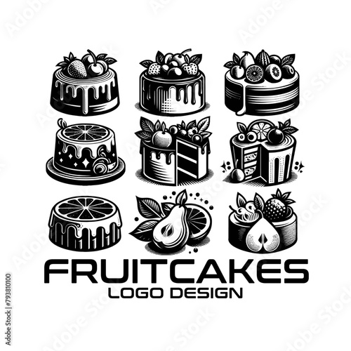 Fruitcakes Vector Logo Design