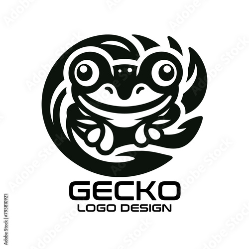 Gecko Vector Logo Design photo