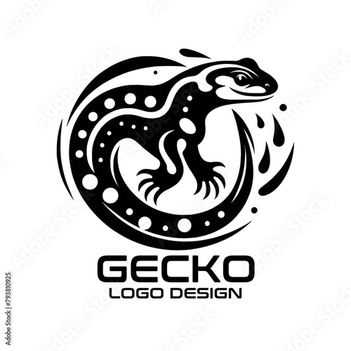 Gecko Vector Logo Design photo