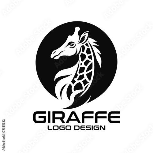 Giraffe Vector Logo Design  photo