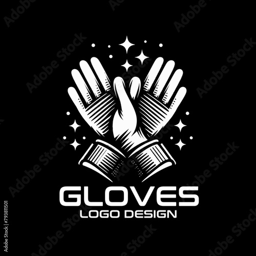 Gloves Vector Logo Design