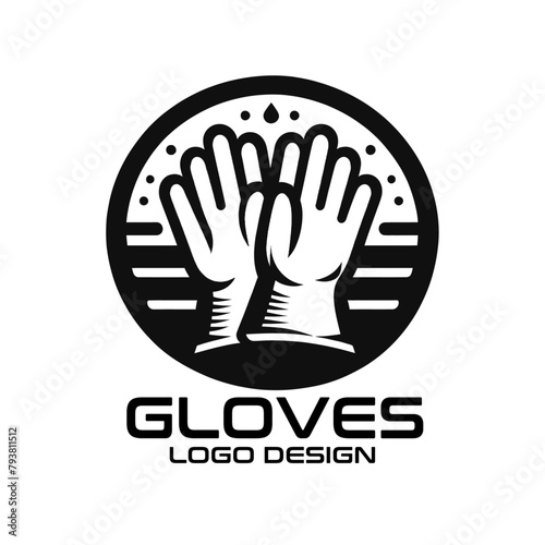 Gloves Vector Logo Design
