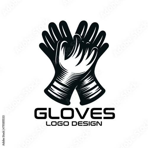 Gloves Vector Logo Design