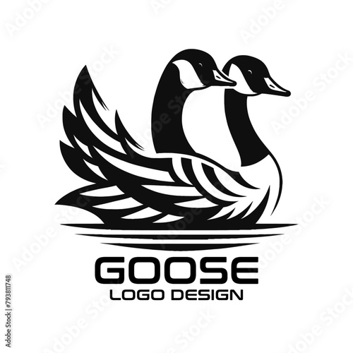 Goose Vector Logo Design photo