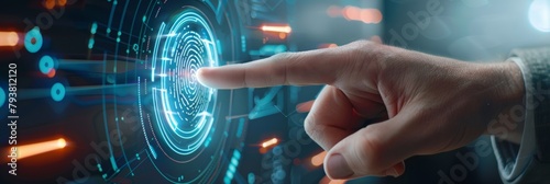 Biometric data identification: fingerprint scanning for access