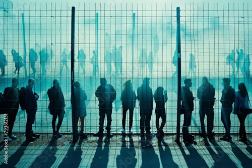 Busy street of souk in an arabic city - acrylic art. Beautiful simple AI generated image in 4K, unique.