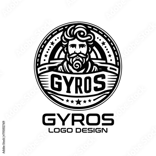 Gyros Vector Logo Design