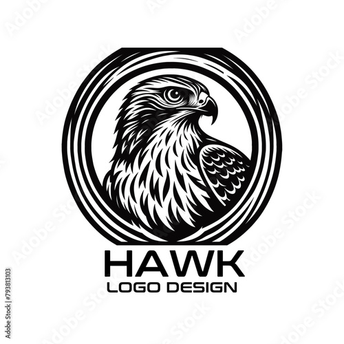 Hawk Vector Logo Design