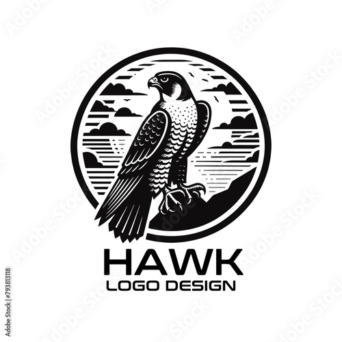 Hawk Vector Logo Design