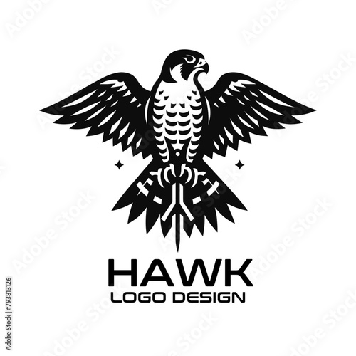 Hawk Vector Logo Design