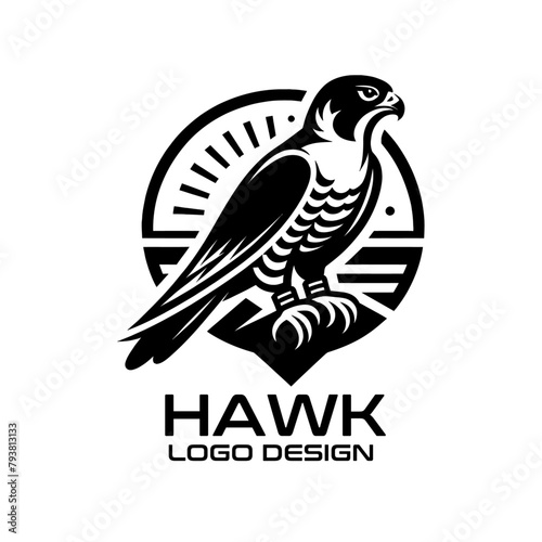 Hawk Vector Logo Design