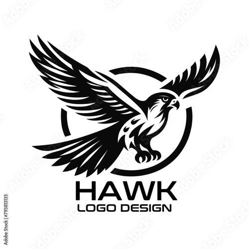 Hawk Vector Logo Design