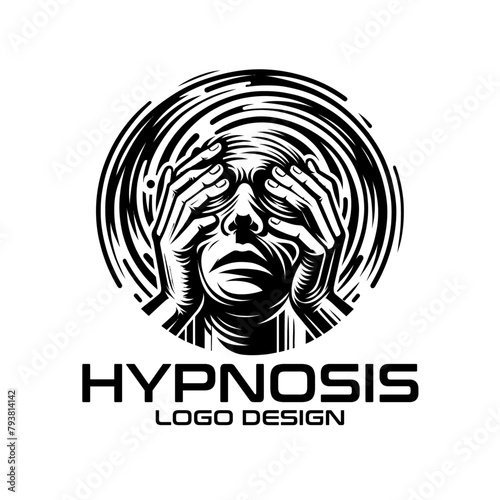 Hypnosis Vector Logo Design