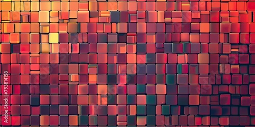 a realistic square mosaic pattern with a subtle gradient effect, suitable for adding depth to print materials or digital designs illustration photo
