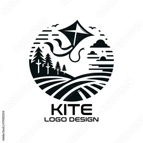 Kite Vector Logo Design