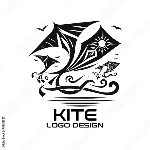 Kite Vector Logo Design