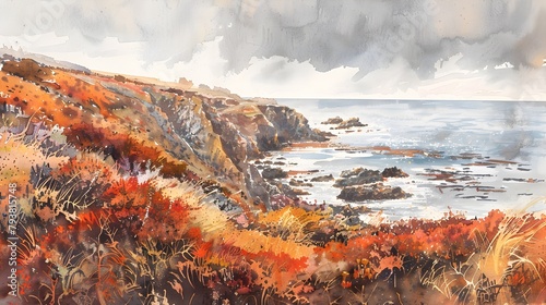 Majestic Coastal Landscape ...