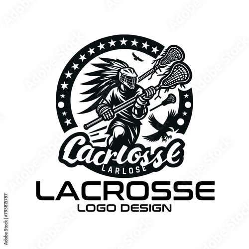 Lacrosse Vector Logo Design