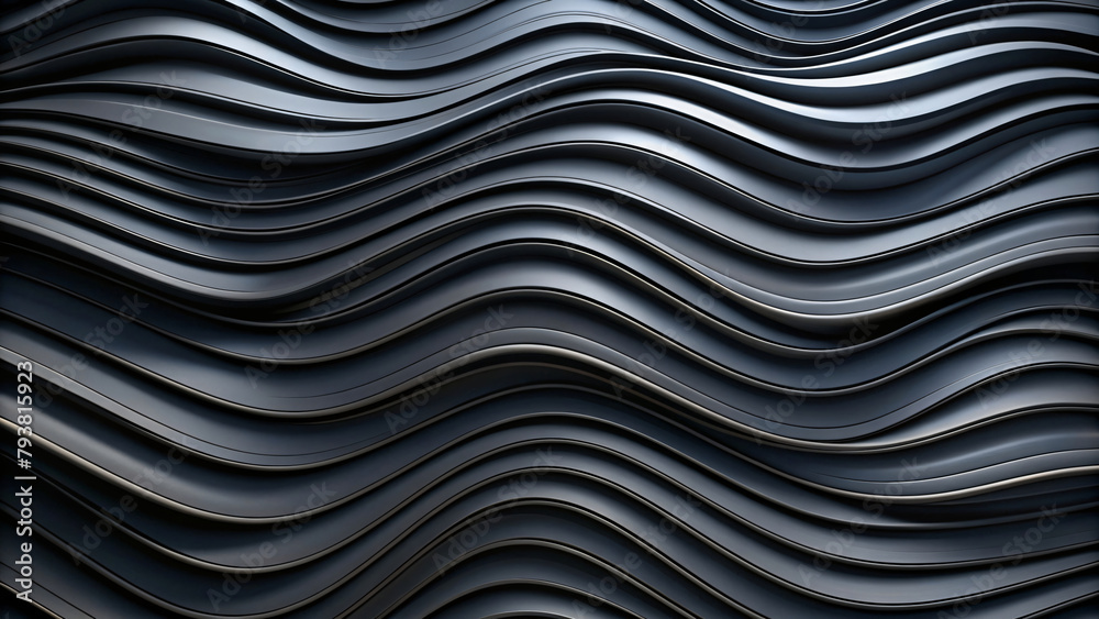 Black and white abstract background with flowing curves reminiscent of silk
