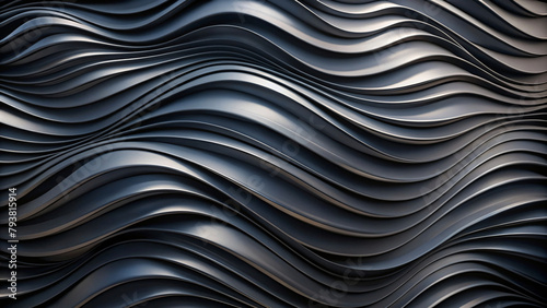 Black and white abstract background with flowing curves reminiscent of silk