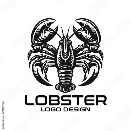 Lobster Vector Logo Design photo