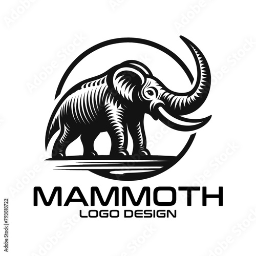 Mammoth Vector Logo Design photo