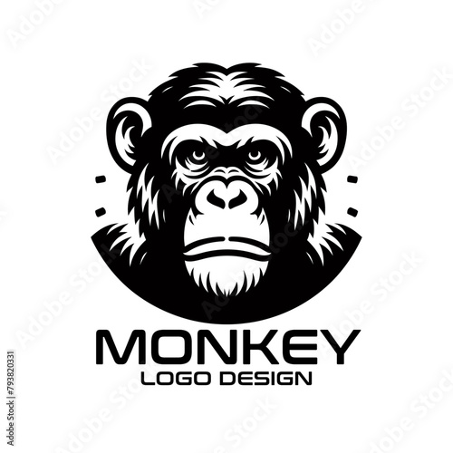 Monkey Vector Logo Design