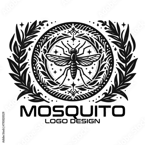 Mosquito Vector Logo Design