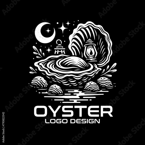 Oyster Vector Logo Design photo