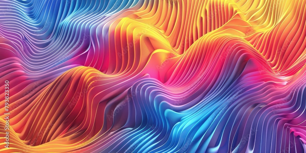 a vibrant stock image of an abstract background with wavy lines seamlessly intertwining, offering a mesmerizing visual experience illustration a vibrant stock image of an abstract background with wavy lines seamlessly intertwining, offering a mesmerizing visual experience illustration