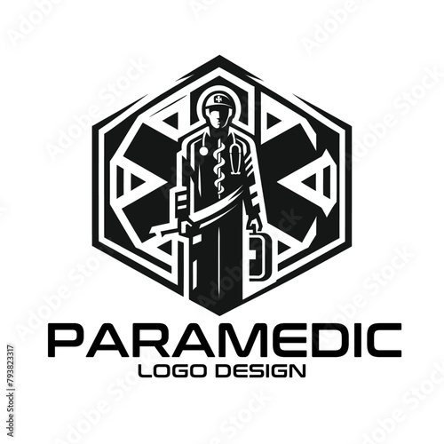 Paramedic Vector Logo Design
