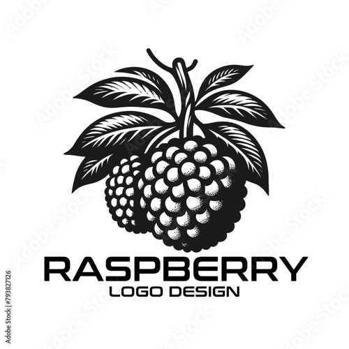 Raspberry Vector Logo Design