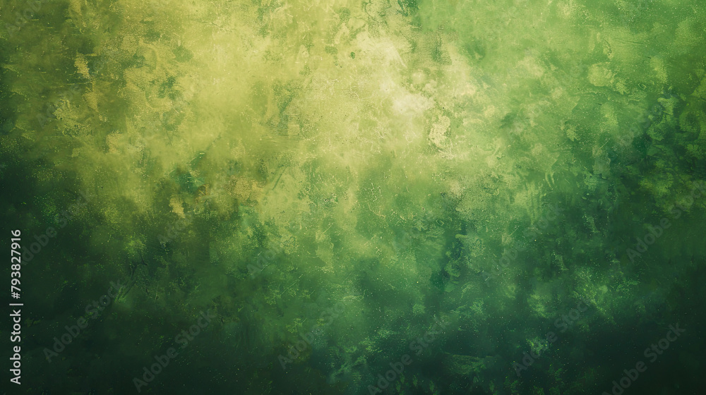 Green grunge background. Abstract grunge texture for design.