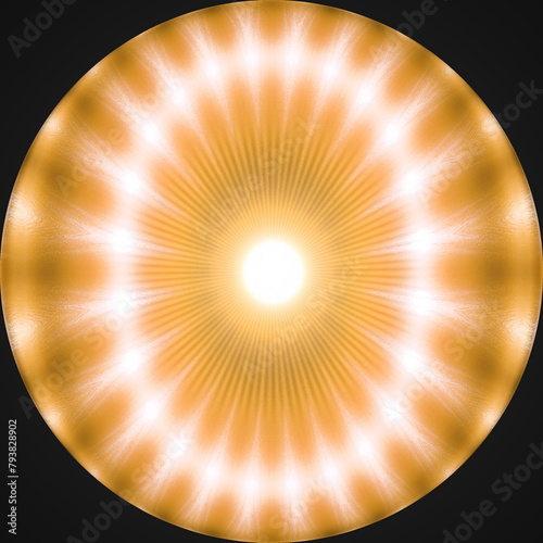 mandala of the sun, sunlight, light with substance,    mandala for meditation, stopping internal dialogue, 
circular abstract composition