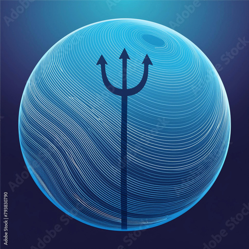 illustration of Neptune photo