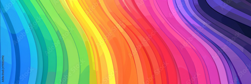 Abstract rainbow colored stripe background Abstract rainbow colored stripe background