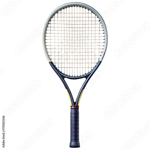 Tennis racket isolated on a white background 3d render © msroster