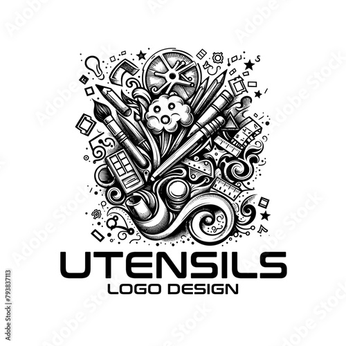 Utensils Vector Logo Design