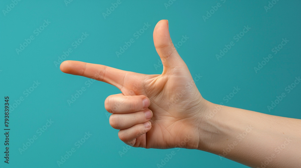 OK Hand Gesture A hand making the OK sign with thumb and index finger touching to form a circle representing affirmation agreement or reassurance in response to a question or statement.
