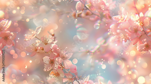 Pastel bokeh background 