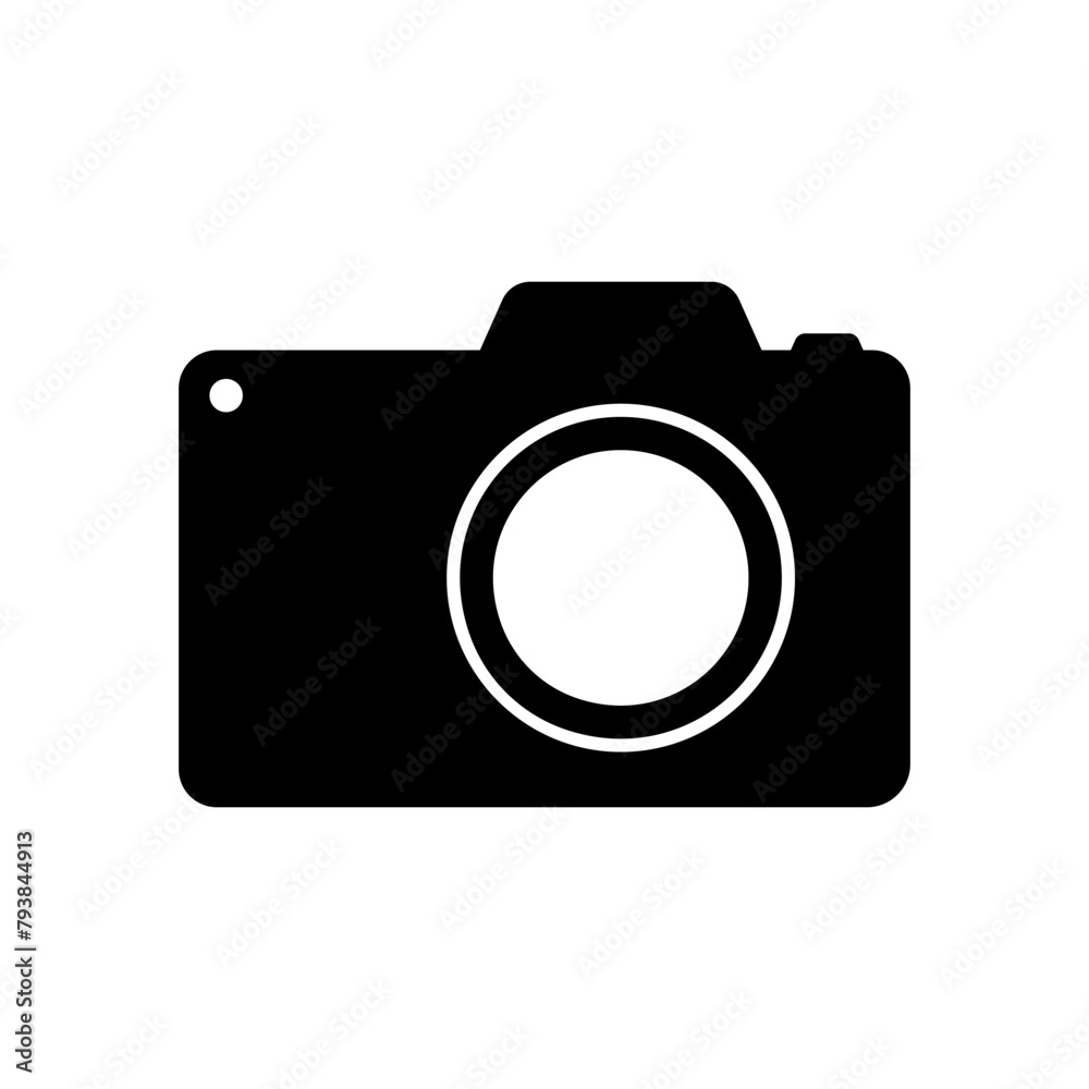 Flat Camera Photography Icon Isolated Vector Illustration Flat Camera Photography Icon Isolated Vector Illustration