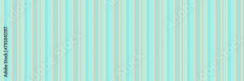 Daisy textile vertical fabric, picnic seamless lines background. Sensual texture stripe vector pattern in teal and moccasin colors.