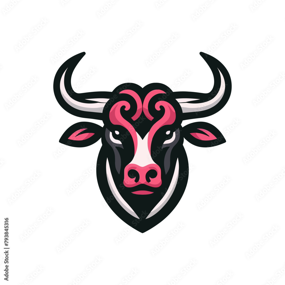 Vector bull head