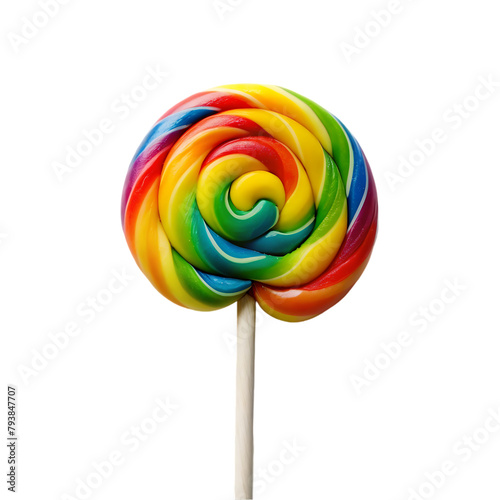 Lolly pop on transparent background