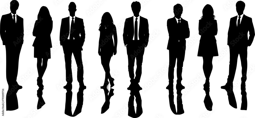 Diverse Group of Business Professionals Networking
