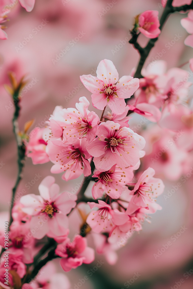 beautiful blossom tree, detail, tree with pink flowers, close up, natural light, bokeh style beautiful blossom tree, detail, tree with pink flowers, close up, natural light, bokeh style