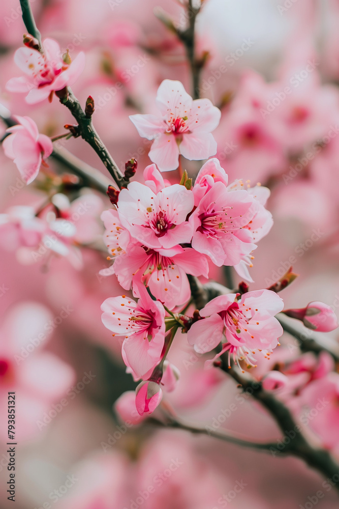 beautiful blossom tree, detail, tree with pink flowers, close up, natural light, bokeh style beautiful blossom tree, detail, tree with pink flowers, close up, natural light, bokeh style