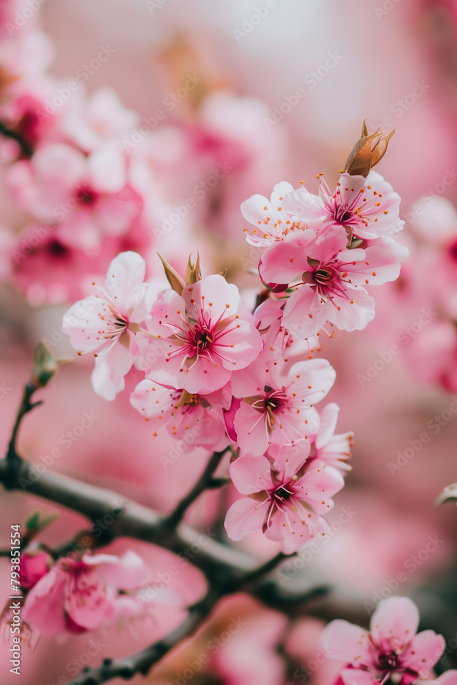 beautiful blossom tree, detail, tree with pink flowers, close up, natural light, bokeh style beautiful blossom tree, detail, tree with pink flowers, close up, natural light, bokeh style